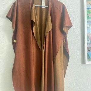 Chicos Faux Seude Cardigan OS